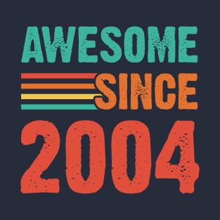 Vintage Awesome Since 2004 T-Shirt