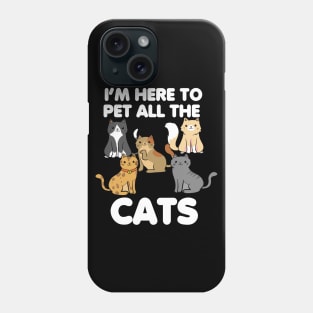 Pet All The Cats Phone Case