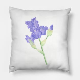 Blue Iris Stem Pillow