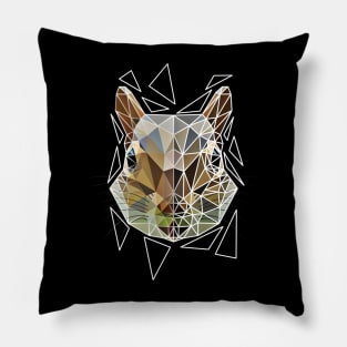 Geometric squirrel Pillow