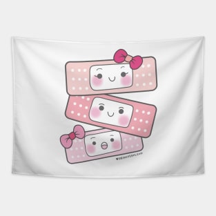 cute band aid, bandaid cartoon Tapestry