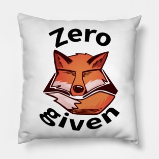 Zero fox given Pillow