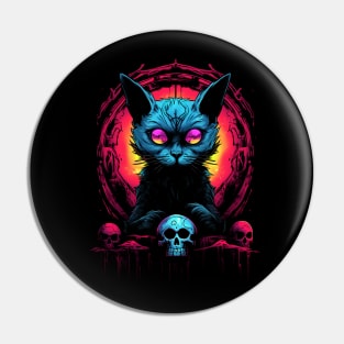 Demon Cat Pin