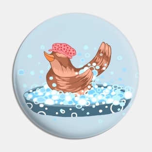 Early Bird Bubble Bath Pin