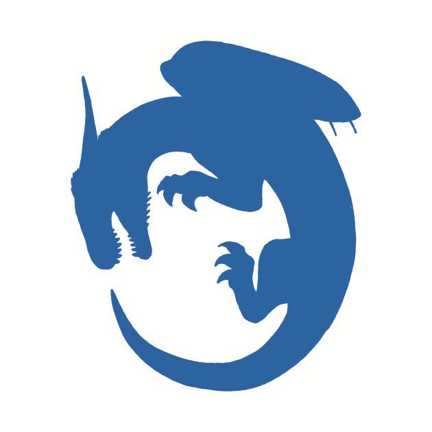 Saphira Eragon Dragon Logo by panther-star