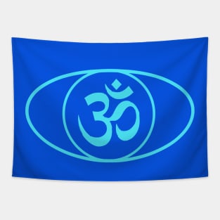 Om Symbol Spiritual Awakening Aum Sign Tapestry