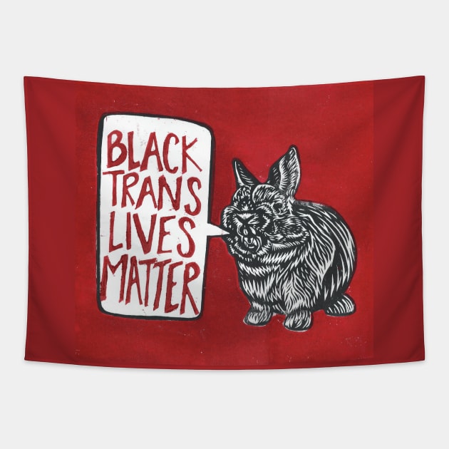 Black Trans Lives Matter! Tapestry by Haack Art