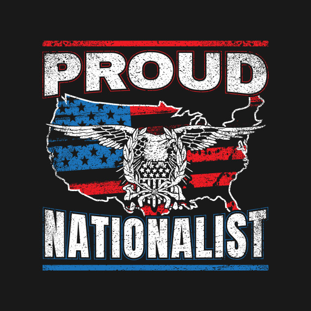 American Flag Proud Nationalist Patriotic Gift Patriotic Kids T