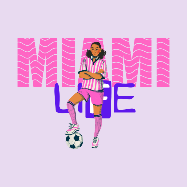 Miami goalkeeper pink female by LuluCybril