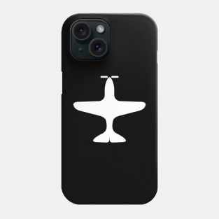 Simple one engine airplane design Phone Case