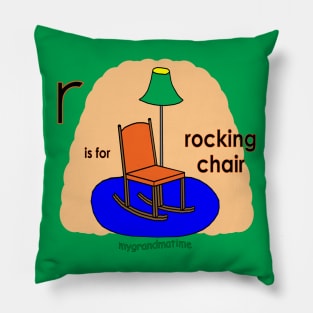 r is for rocking chair Pillow