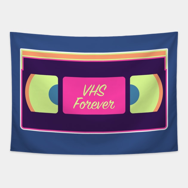 VHS Forever Tapestry by nickbeta