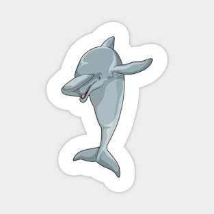 Dolphin at Hip Hop Dance Dab Magnet