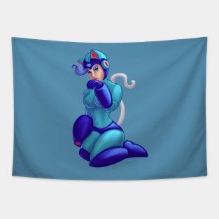 Darkstalkers Felicia in MegaMan Costume Tapestry