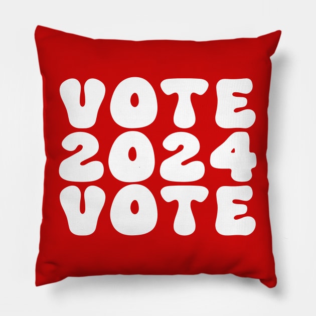 Vote 2024 Pillow by Etopix