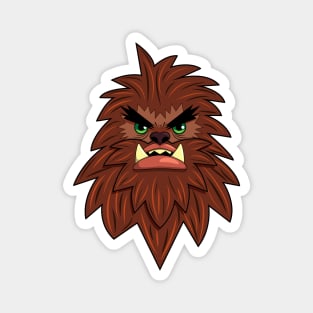 Bigfoot Head Magnet