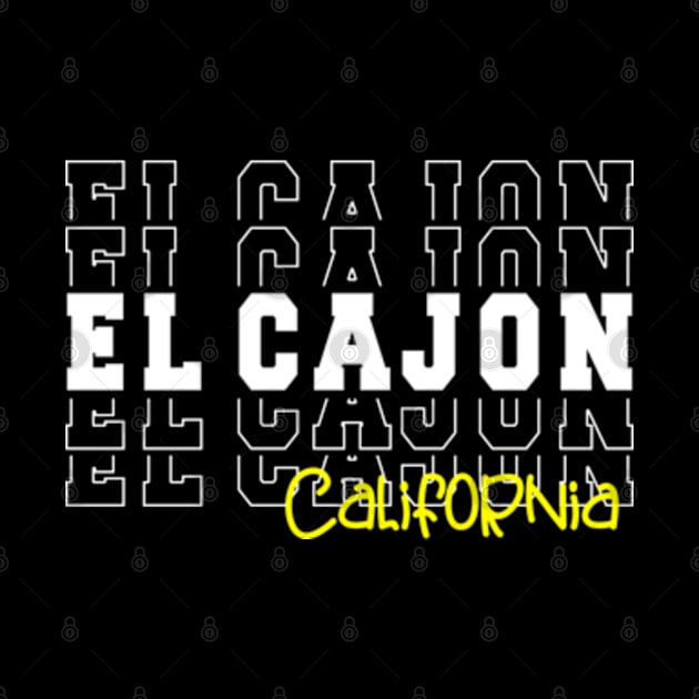 El Cajon city California El Cajon CA by TeeLogic