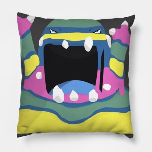 garbage monster Pillow