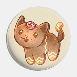 Kitty Gingerbread Cookie Pin