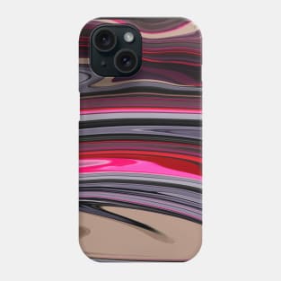 Dark colors Marble Waves effect Phone Case