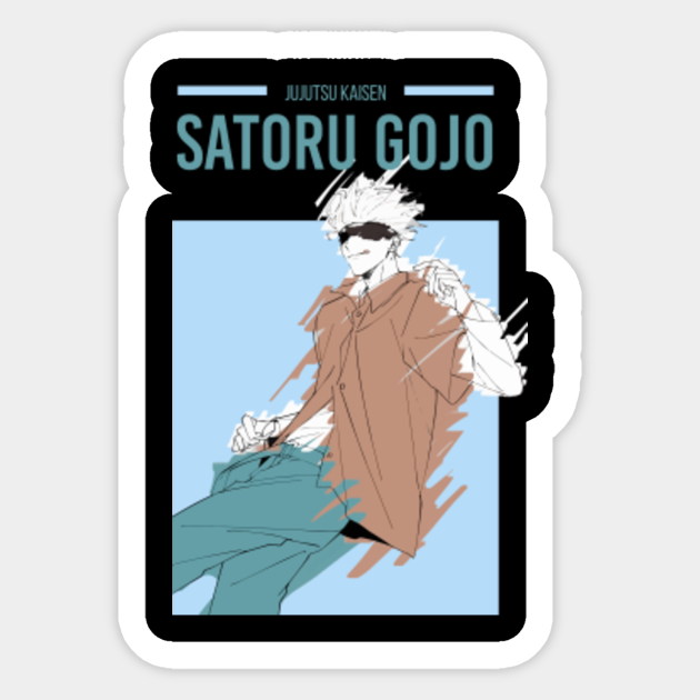 Satoru Gojo Jujutsu Kaisen Jujutsu Kaisen Sticker Teepublic How much should i weigh? satoru gojo jujutsu kaisen