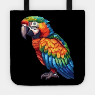 Pixelated Macaw Artistry Tote