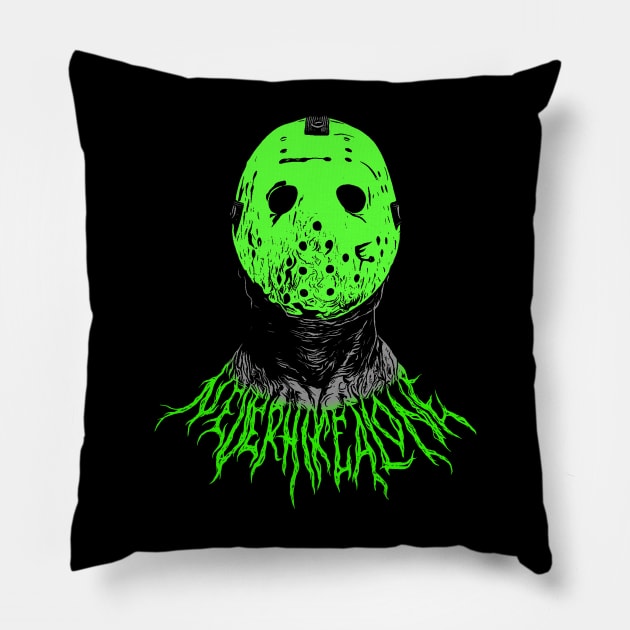 Ghost Jason Metal Toxic Pillow by ANewKindOfFear