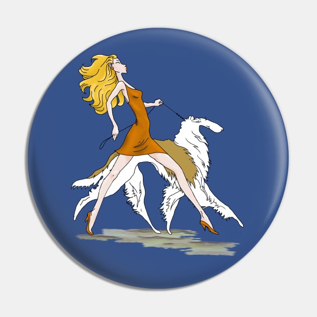 Walking with "Putin",  the Borzoi. Pin by chepea2