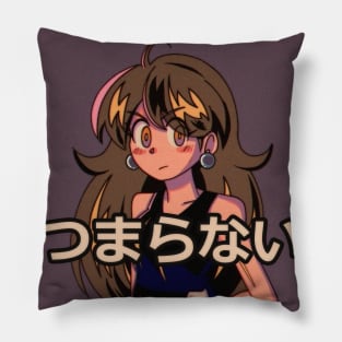 Vaporwave aesthetic retro vintage anime Pillow