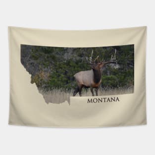 Montana- Rocky Mountain Elk Tapestry