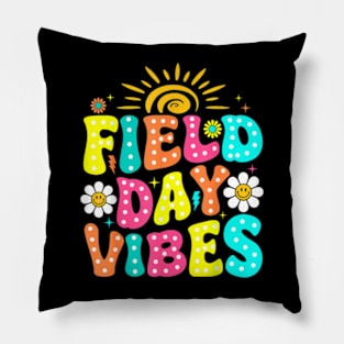 Field Day Vibes Teacher Kids Boys Girls Field Day 2024 Pillow