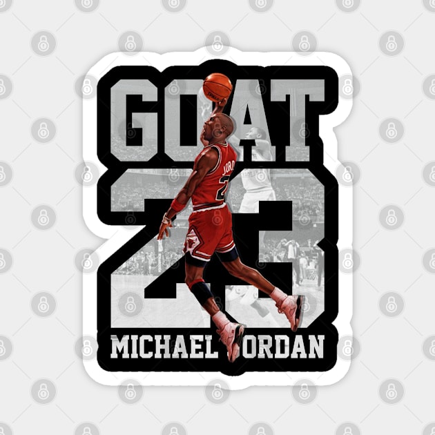 Michael Jordan 23 Slam Dunk Magnet by BeeFest