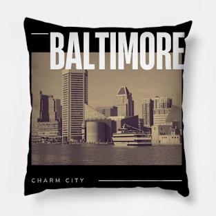 Baltimore city Pillow