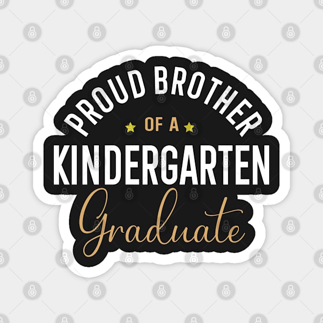 Proud brother of kindergarten Graduate Magnet by ziiyou