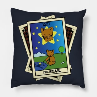 TAROT CARDS DECK | THE STAR. | FORTUNE CAT Pillow