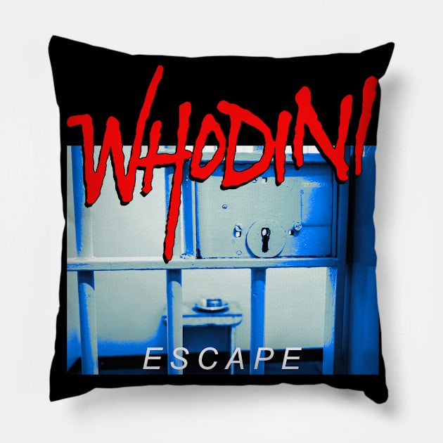 Whodini escape Pillow by couldbeanything