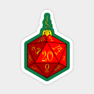 D20 Ornament Magnet