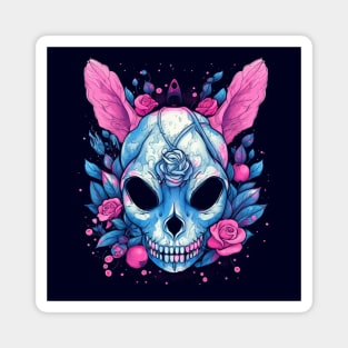 Bunny Skull Magnet