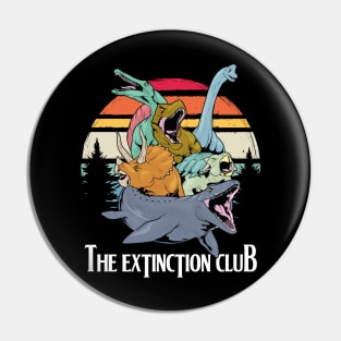 The Extinction Club: Vintage Dino Assembly Pin