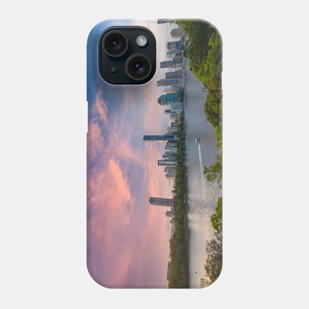 Brisbane cityscape Phone Case by Memories4you