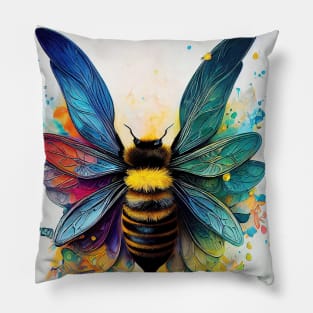 Bee Discovery Adventure Nature Planet Earth Paint Pillow