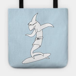 Surfer Shark Tote