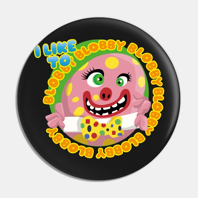 I like to Blobby Pin by Mansemat