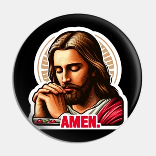 Pray Before Meal Amen meme Jesus Christ My Lord My Savior Pin