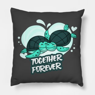 Turtles in Love Pillow