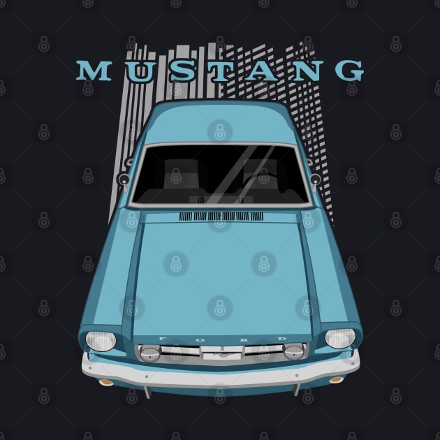 Mustang 1966 - Turquoise by V8social