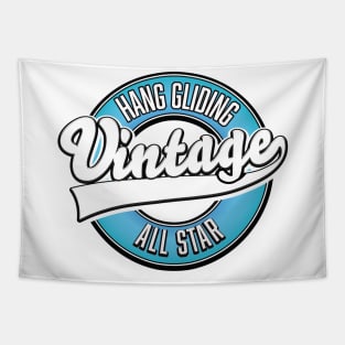 Hang Gliding vintage all star logo Tapestry