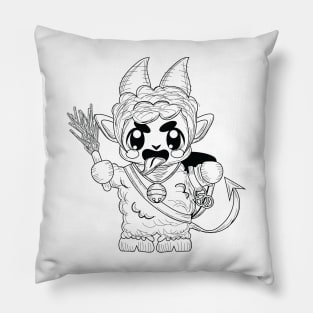 Krampus Alpine Folklore Kawaii Pillow