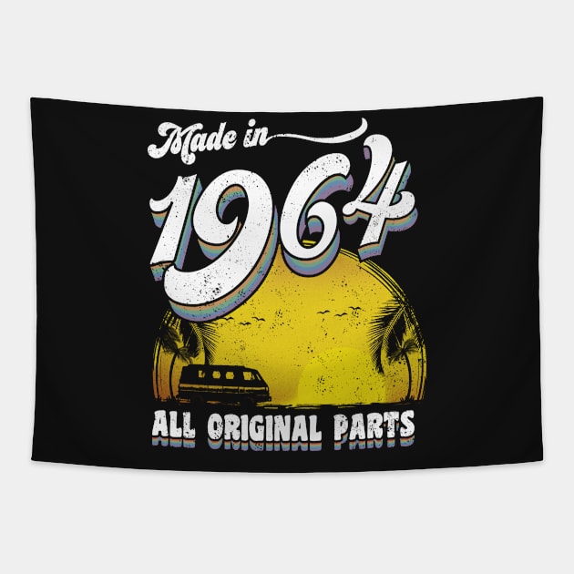 Made in 1964 All Original Parts Tapestry by KsuAnn