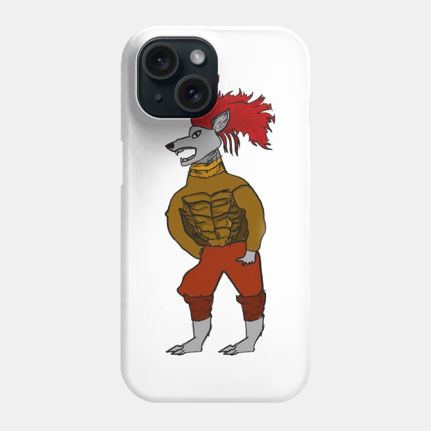 Wolf Warrior Phone Case by Joker & Angel